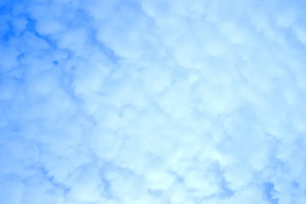 Blue Sky Fluffy White Clouds Backgrounds — Stock Photo, Image