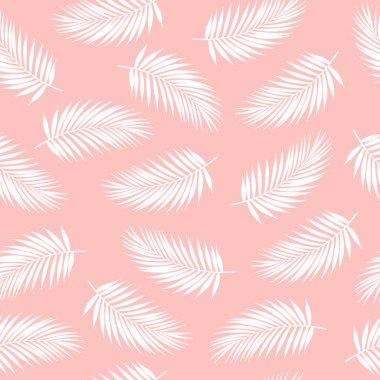 Tropikal palmiye yaprakları iz, tekstil, kumaş, ambalaj kağıdı, duvar kağıdı, yapıştırma kitabı için kusursuz desen