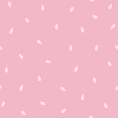 Seamless pattern simple white seed on pink background. Design for scrapbooking, decoration, cards, paper goods, background, wallpaper, wrapping, fabric and all your creative projects. Vector illustration