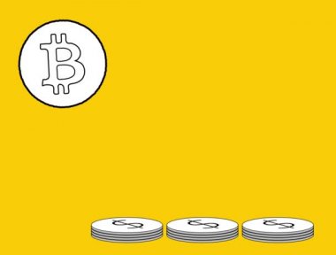 Doodle sanat kripto para birimi büyüme fiyatı sunum ve reklam için harika