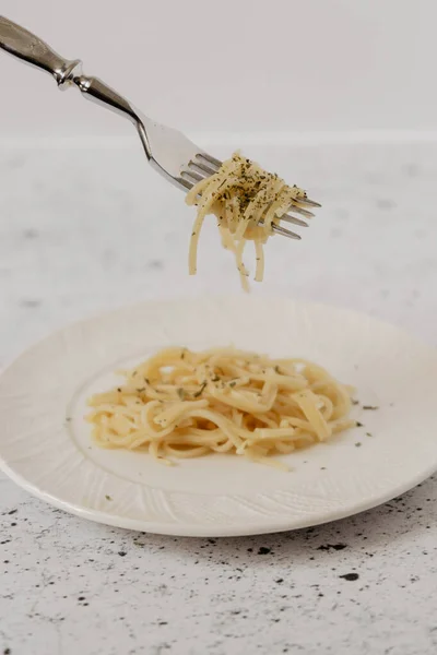 Almuerzo Pasta Spaghetti Restaurante — Foto de Stock