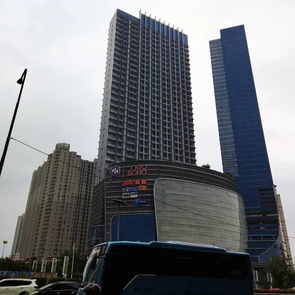 Köpcentrum Och Lägenheter Tajung Duren West Jakarta — Stockfoto
