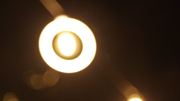 Abstract Light Bulb Blurred Focus — Wideo stockowe