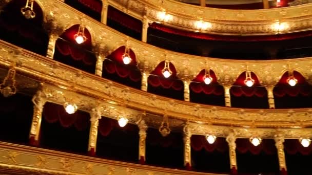 Opera House Odessa Parterre Balcony Ukraine High Quality Fullhd Footage — 비디오