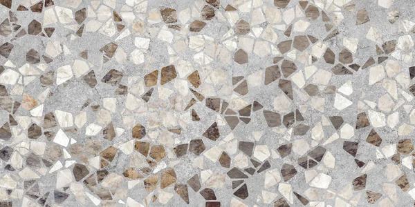 Beton zeminde mermer mozaik arkaplan