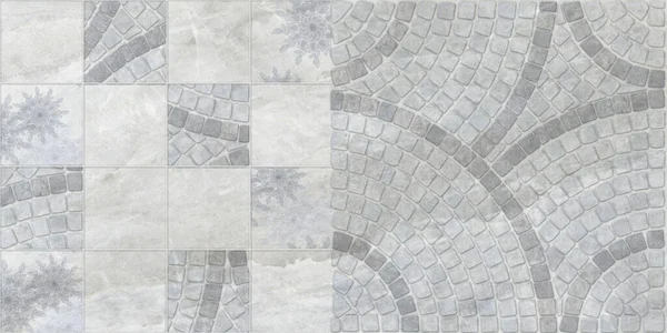 dekorlu gri mermer mozaik arkaplan