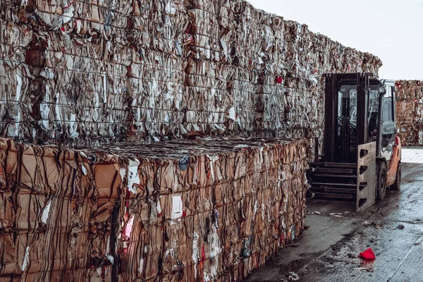 Foto Einer Großen Menge Müll Und Müll Auf Der Müllkippe — Stockfoto