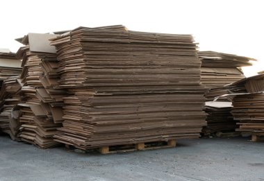 Büyük miktarda atık kağıdın fotoğrafı. Yüksek kalite fotoğraf