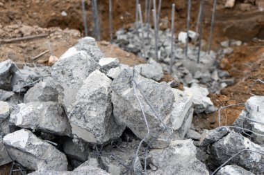 Vakıf için inşaat malzemesi. 