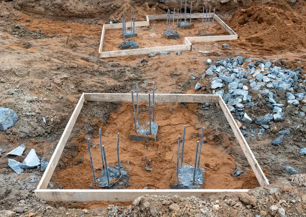 Photography Piles Construction Site — Stock Photo, Image