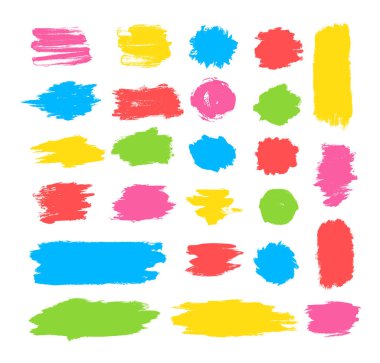 Vektör lekeleri, grunge dokuları, lekeler, lekeler, lekeler, çerçeveler, sıçramalar, mürekkep fırçaları ve perde arkası. Herhangi bir tasarım için ayarlayın. Beyaz arka planda el çizimi siluetler ve şekiller.