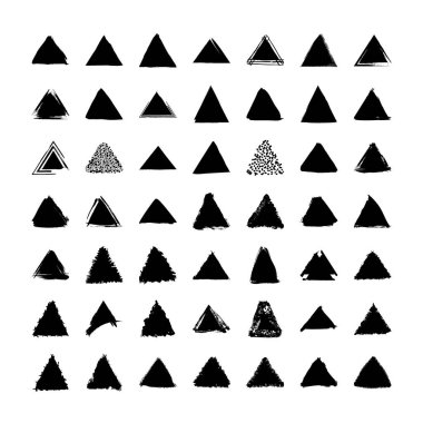 Vektör eşkenar dörtgen lekeleri, grunge dokuları, noktalar, kenarlar, lekeler, çerçeveler, sıçramalar, mürekkep fırçaları ve fon. Herhangi bir tasarım için ayarlayın. Beyaz arka planda el çizimi siluetler ve şekiller.