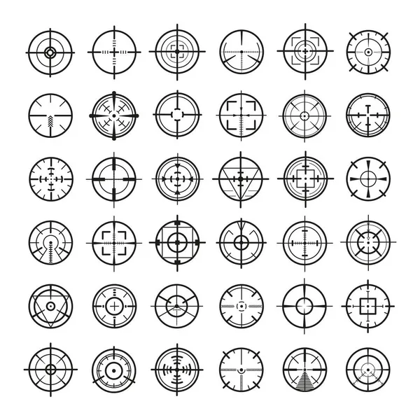 Monokrom silah dürbünü koleksiyonu.
