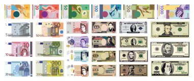 Farklı ülkelerin ayrıntılı gerçekçi banknotlarının toplanması.