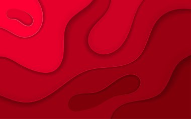 Kesik kağıt biçiminde bir gradyan ile soyut arkaplan