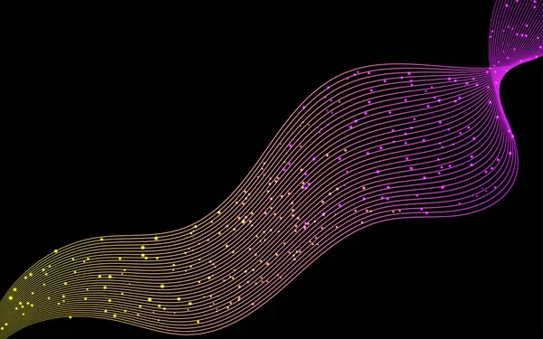 Soyut geometrik gradyan neon şekilli koyu arkaplan