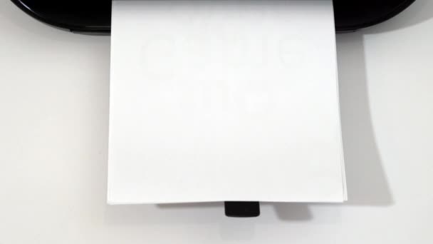 Phrase Jour Vente Est Imprimée Sur Une Feuille Papier — Video