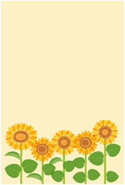 Bu, bir ayçiçeğinin (kartpostal boyutu) bir çizimidir. Düzenlemesi kolay olan vektör verisidir..