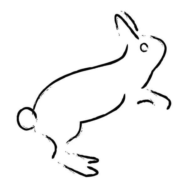Rabbit Running Drawing