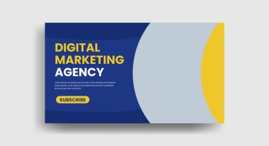 Kurumsal Youtube Küçük Resim ve Sancak Şablonu