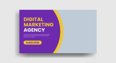 Kurumsal Youtube Küçük Resim ve Sancak Şablonu