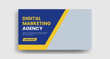 Kurumsal Youtube Küçük Resim ve Sancak Şablonu