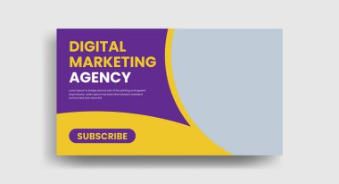 Kurumsal Youtube Küçük Resim ve Sancak Şablonu