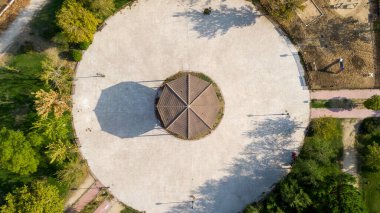 Alcorcon şehrinin hava görüntüsü