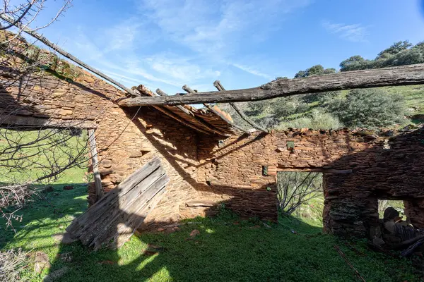 Antiguo Molino Abandonado Prado Extremadura — Foto de Stock