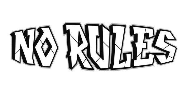 Graffiti Style Letters Vector 삽화를 그렸다 재밌는 트라이 티셔츠 포스터의 — 스톡 벡터