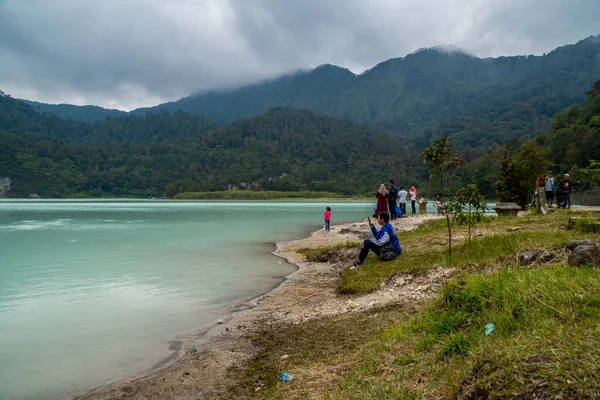 Área de atração turística natural Talaga Bodas Garut Indonesia. — Fotografia de Stock