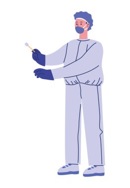 Covid19 test çalışanı