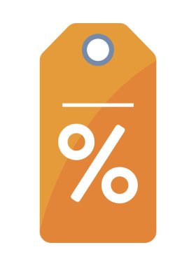 Yüzde sembollü etiket