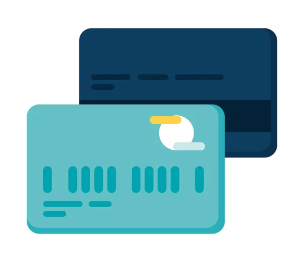 Argent de carte de crédit — Image vectorielle