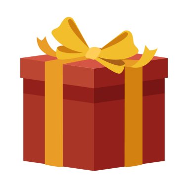 kırmızı kurdele ile hediye