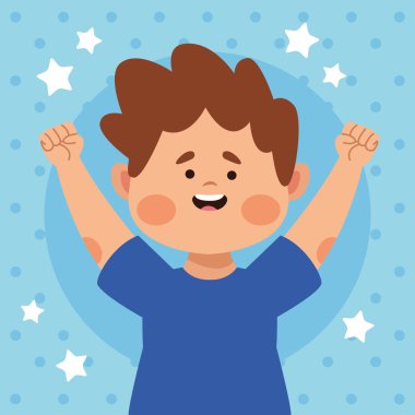 Mutlu küçük çocuk