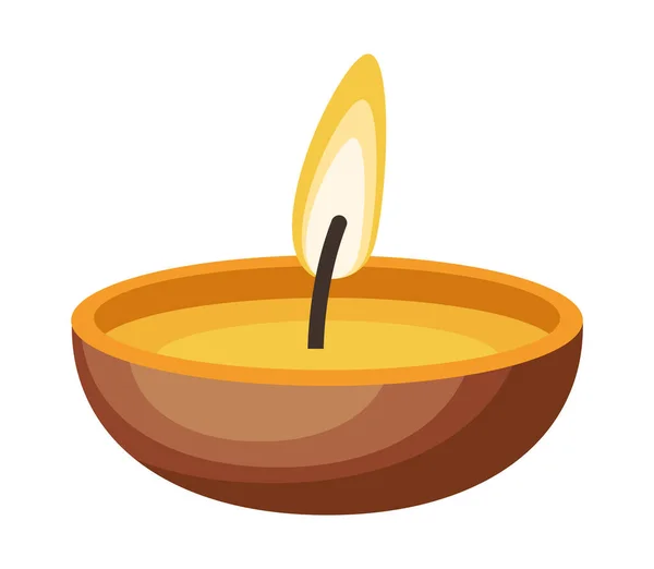 Διακόσμηση κερί γιορτή — Διανυσματικό Αρχείο