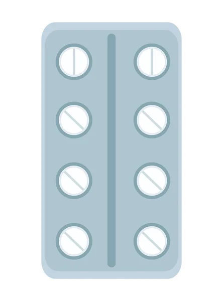 Médicament pilules phoque — Image vectorielle