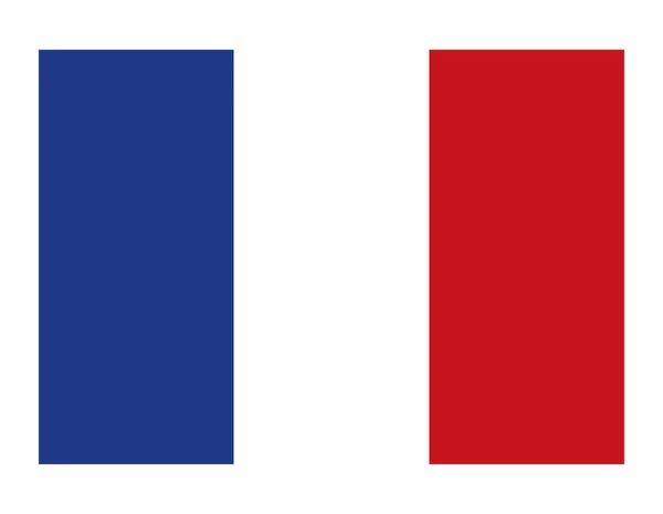 Frankreich-Flagge — Stockvektor