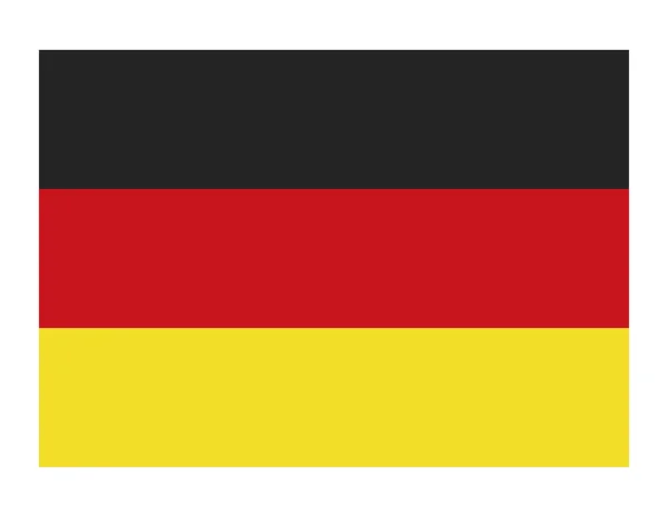 Tyskland land flagga — Stock vektor