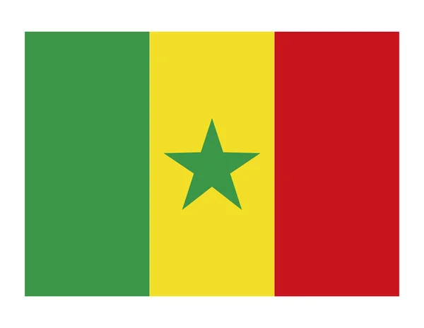 喀麦隆国家国旗 — 图库矢量图片