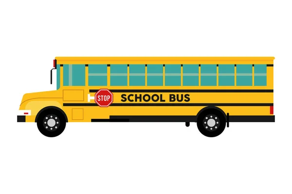 Carro de ônibus escolar — Vetor de Stock