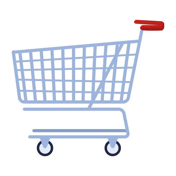 Supermercado carrito de compras — Vector de stock