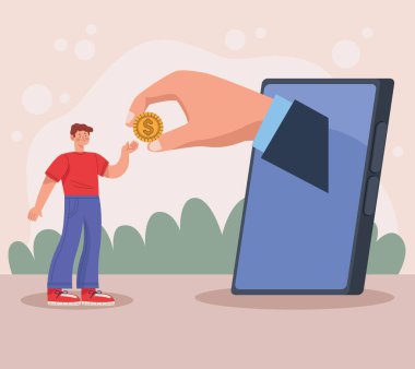 adam ve akıllı telefon aktarımı