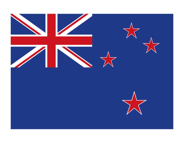 Nya Zeeland land flagga — Stock vektor