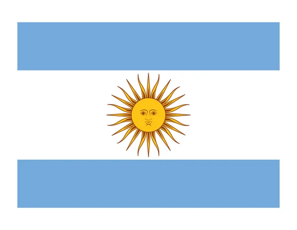Argentina Paese bandiera — Vettoriale Stock