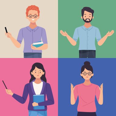 dört öğretmen karakteri