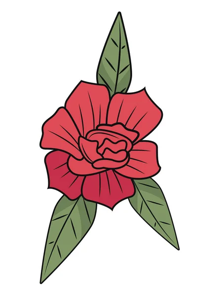 Rosa flor selvagem —  Vetores de Stock