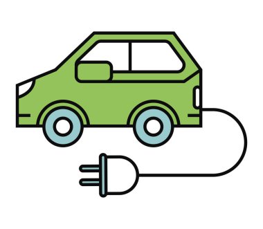 Fiş ile elektrikli otomobil