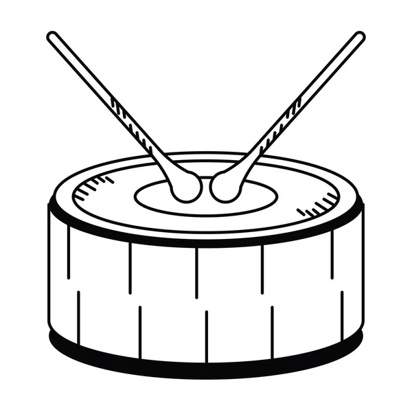 Trummusikinstrument — Stock vektor